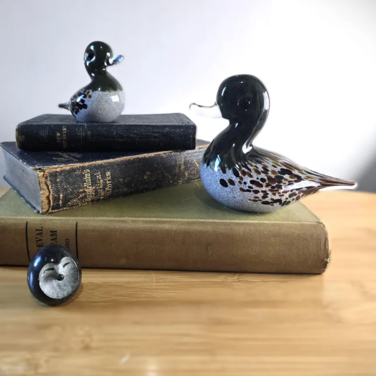 Paul Miller designed Langham Glass Ducks collectible items for gifting or collectors of glass