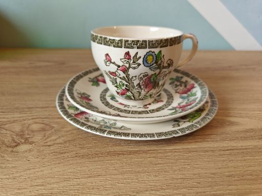Johnson Brothers teacup Indian Tree trio - 1920s