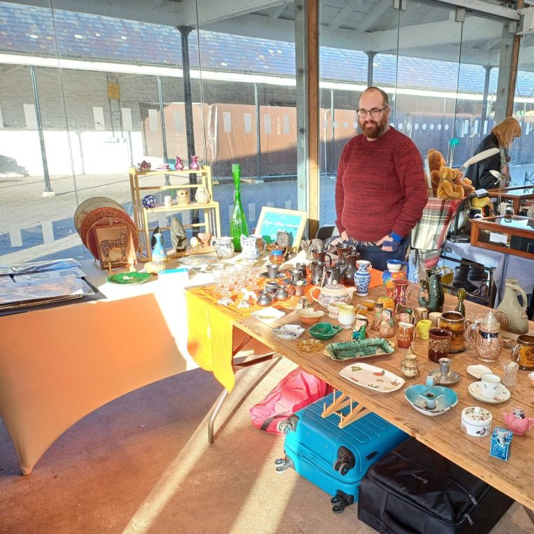 Charlie Wand, Wand Vintage, at Tiverton Pannier Market